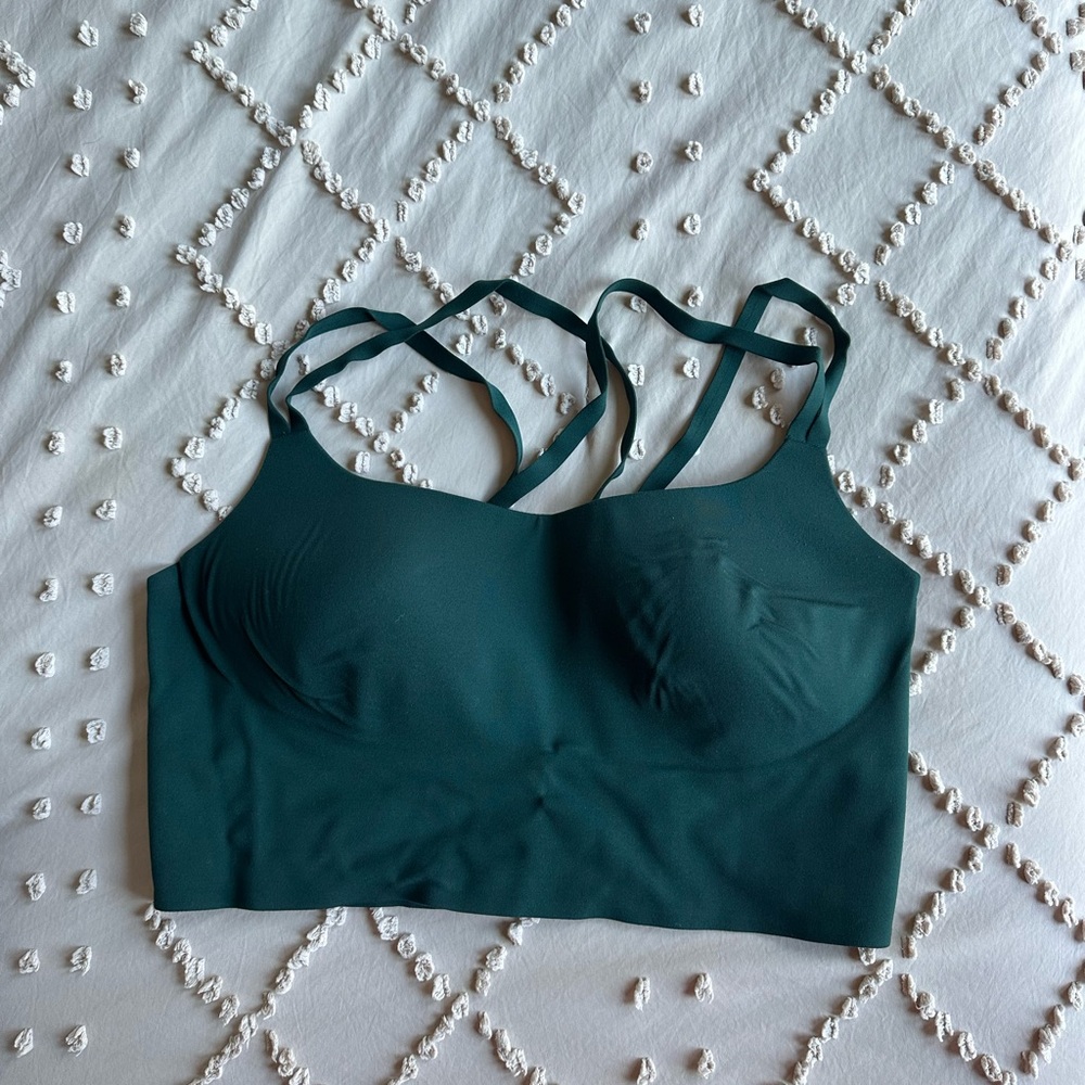Aerie Teal Double Strap Bralette